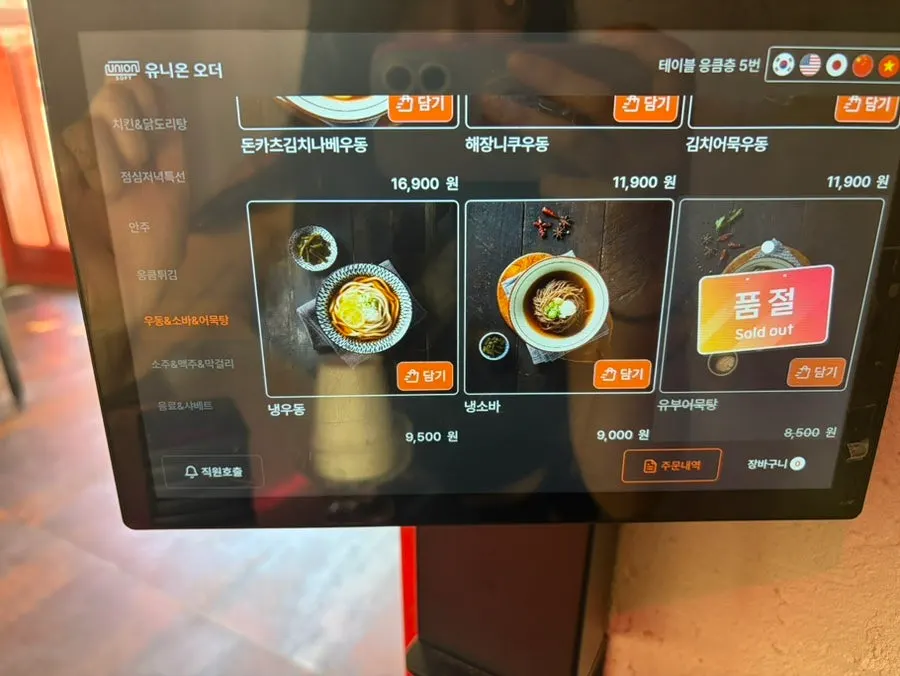 等待上餐的餐桌擺設