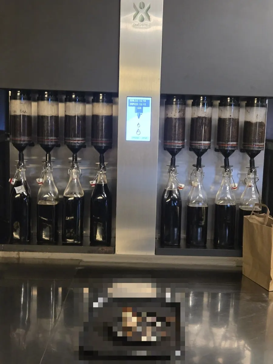 Café space prepared for delicate brewed coffee