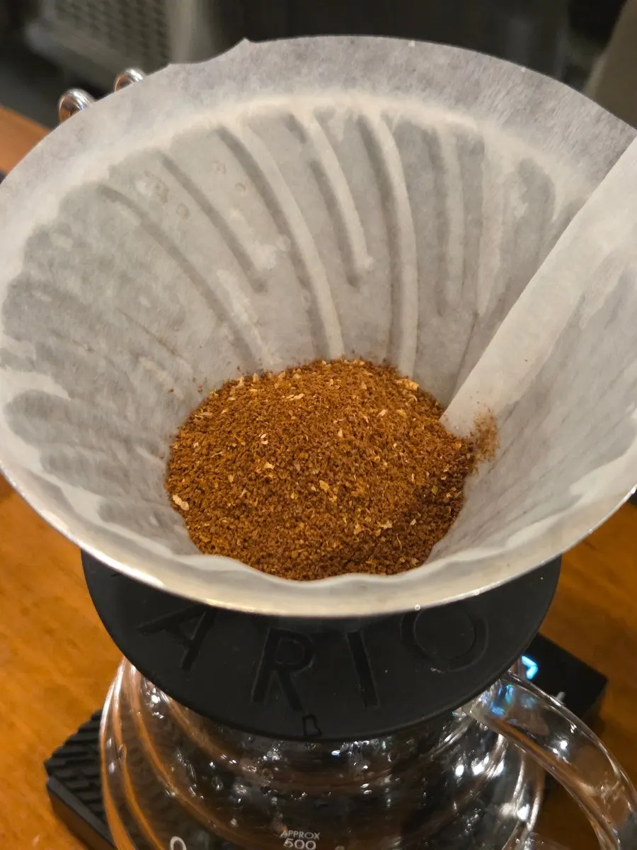 Order of iced specialty coffee and house-made tiramisu