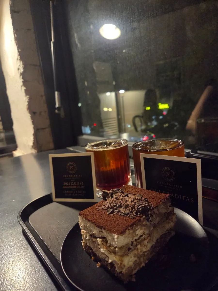Ethiopian Tamiru Natural in a rocks glass