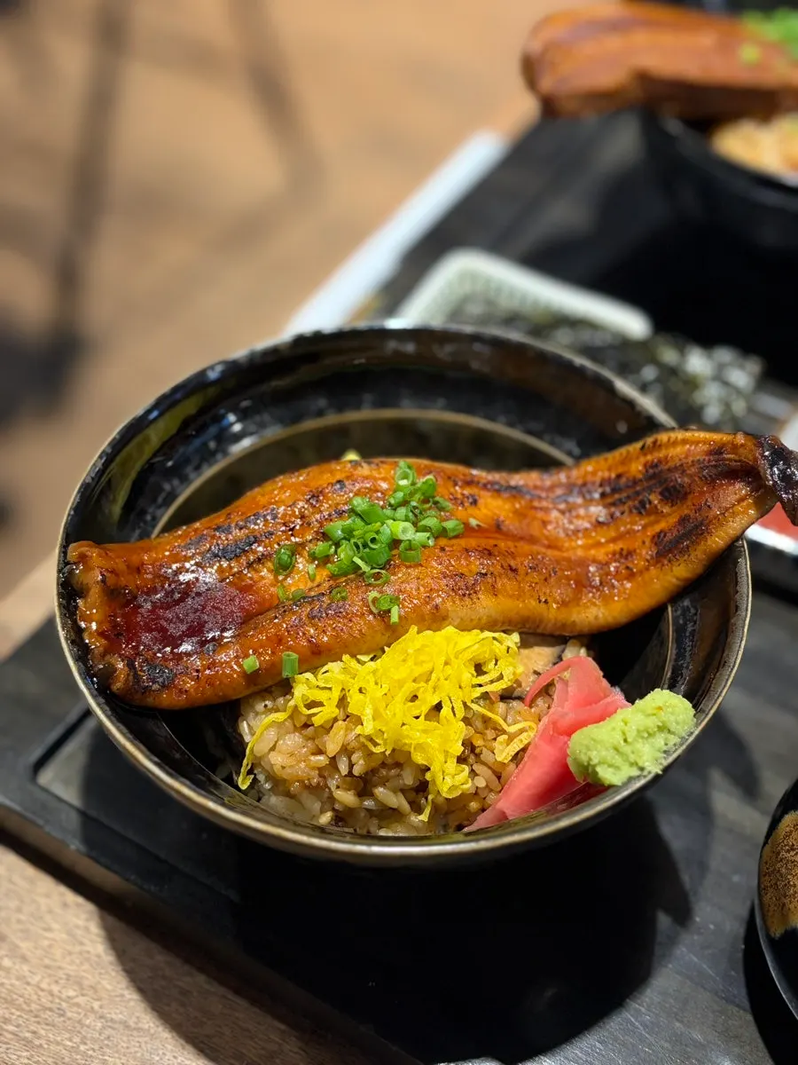 Buta no Kakuni and eel ochazuke