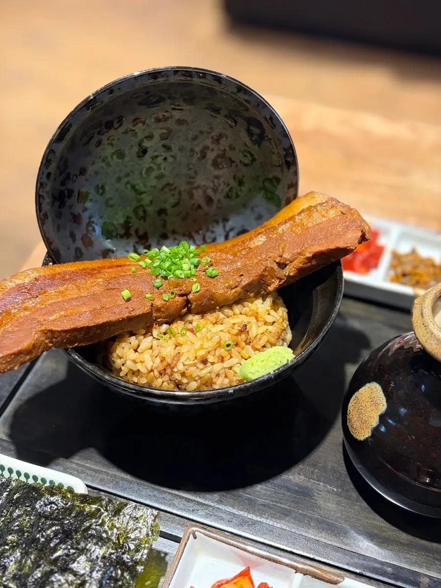 Eel ochazuke rice bowl