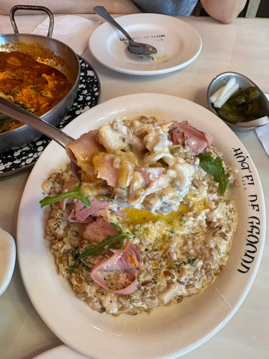 Three pasta dishes for a family meal in Yeonnam-dong at Hôtel de Couture