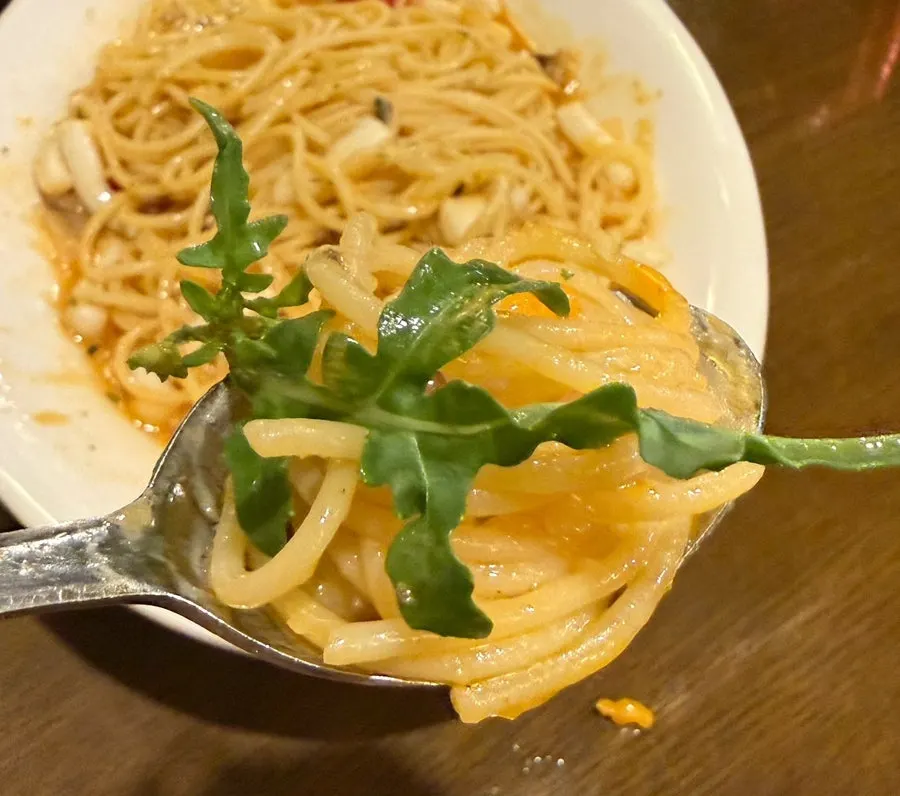 Order of pasta and risotto