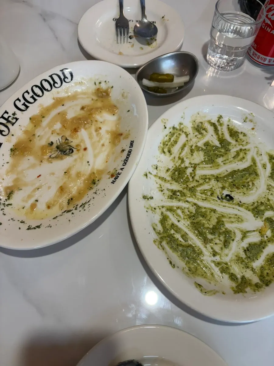 Coke enjoyed with the pasta