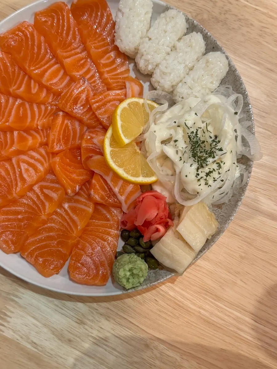 A soft piece of salmon