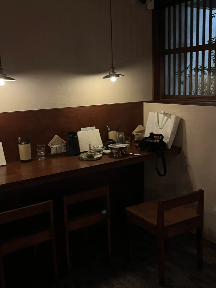 Restroom toward the back of the restaurant