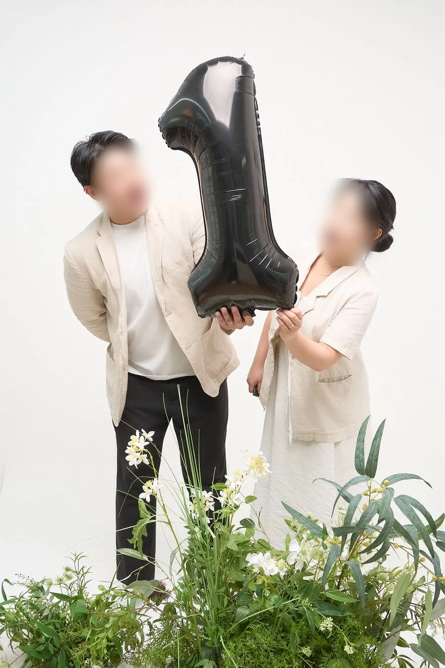 Anniversary photo from a relaxed self-photo session