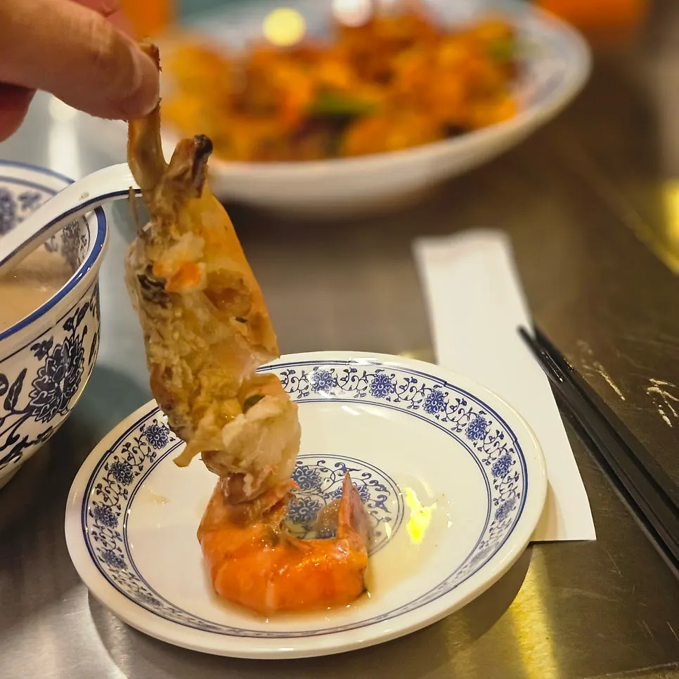 A bowl of shrimp gukbap at Ttasijia