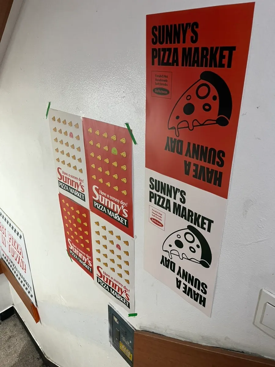 Pizza meal at Sunny's Pizza Market