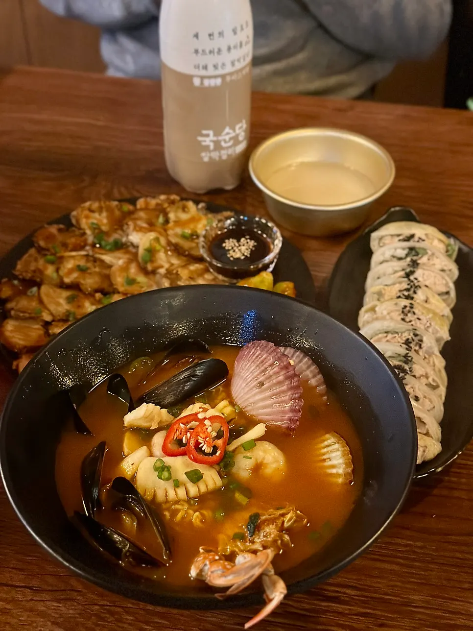 웰컴주와 주문 메뉴