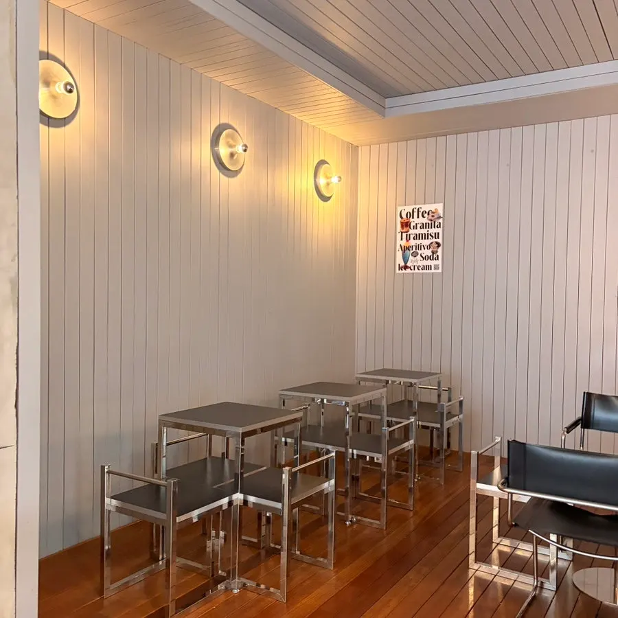 Indoor seating decorated differently in each spot