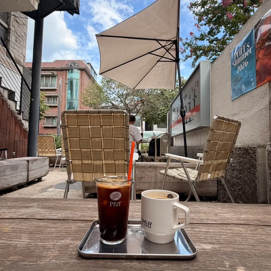 Iced americano made with nutty beans