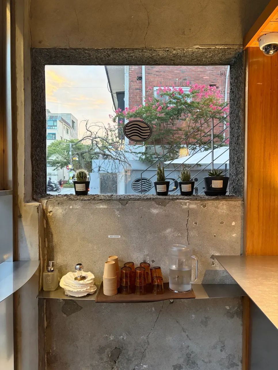 Different seating options at Pip Espresso Bar