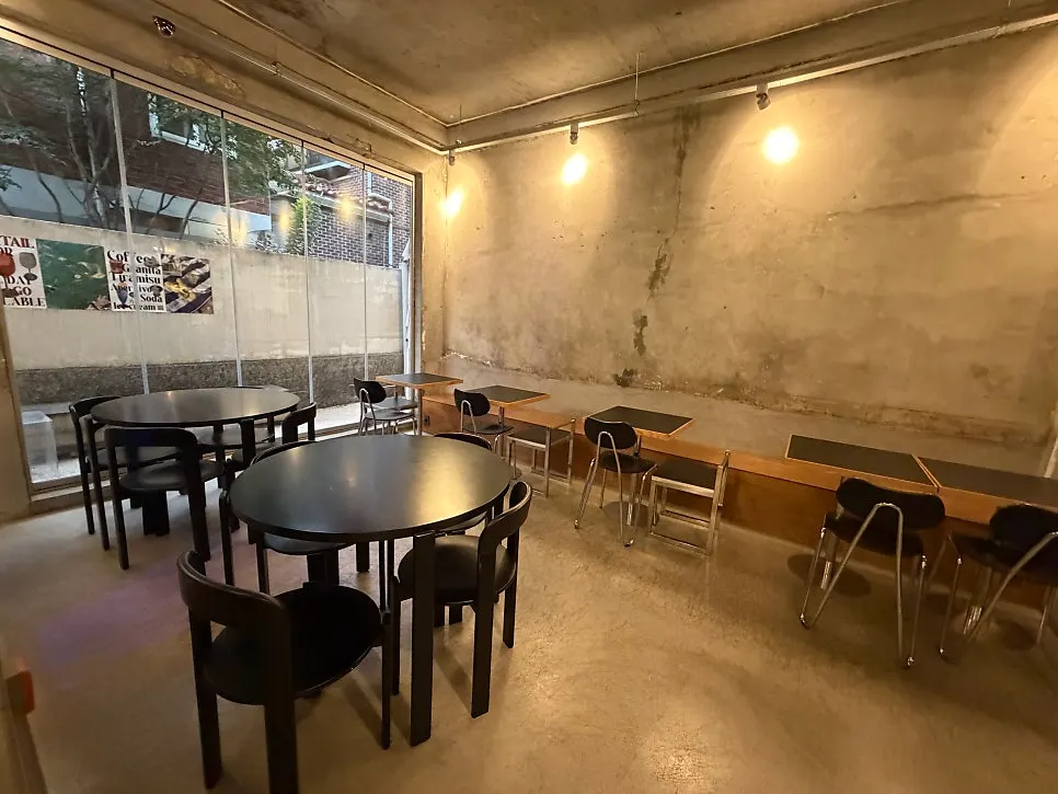 Indoor seating at Pip Espresso Bar