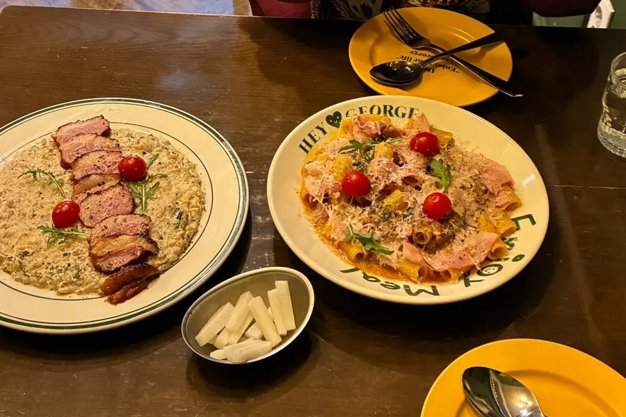 Western dishes at Hey Joji