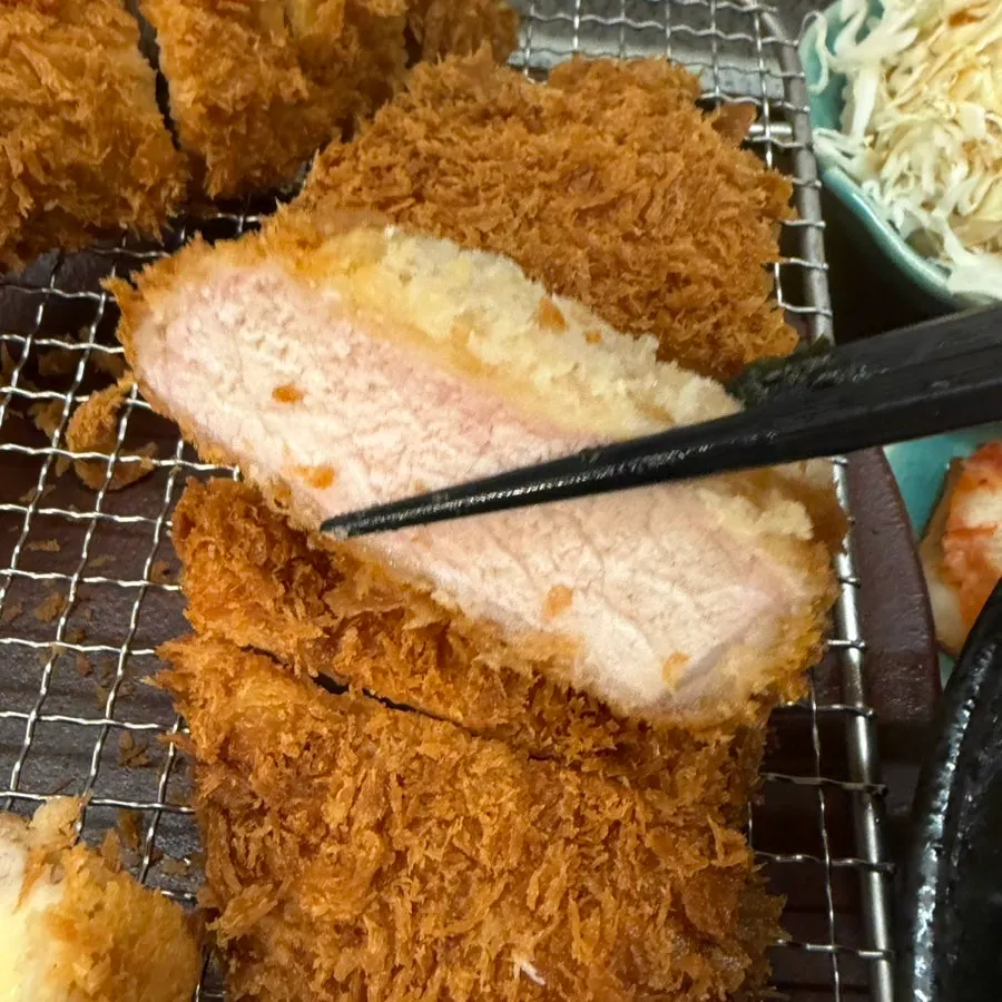Cheese katsu and pork cutlet selection