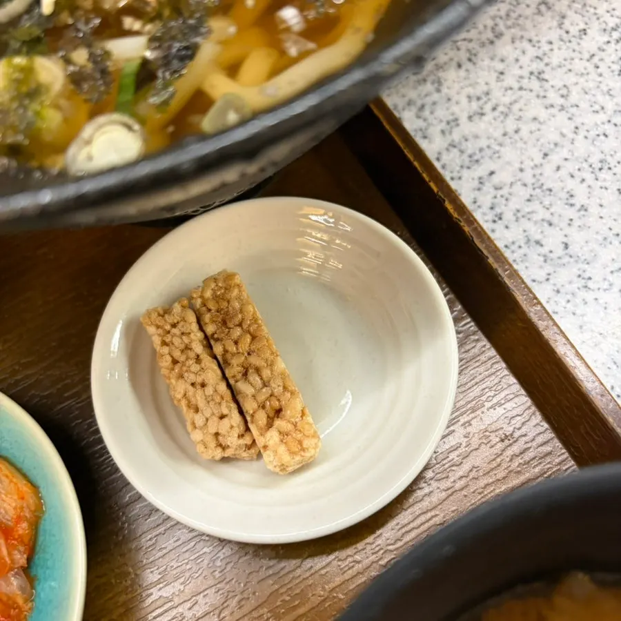 Doenjang-guk with meat and yanggaeng