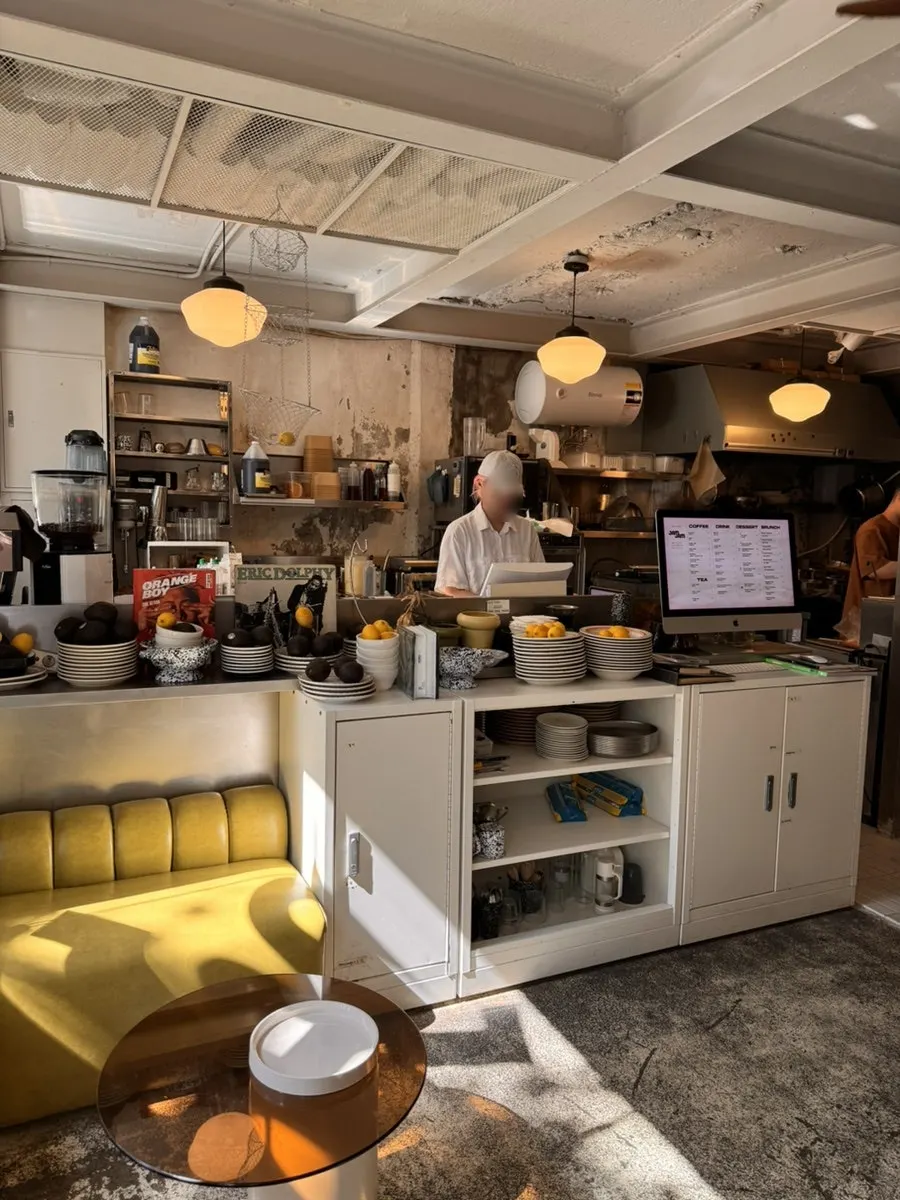 Cozy interior at Jam Jam café