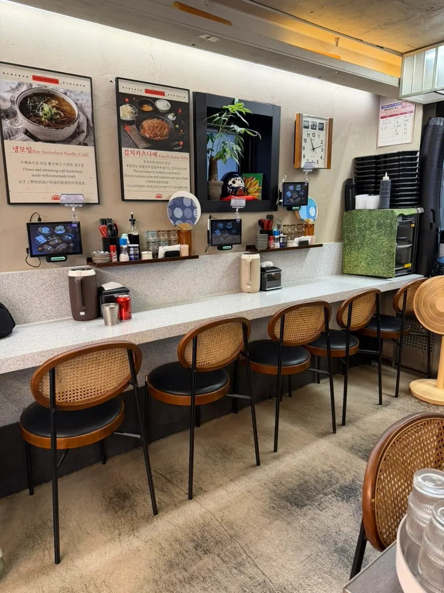 Seating inside Katsu Monster Yeonnam Branch