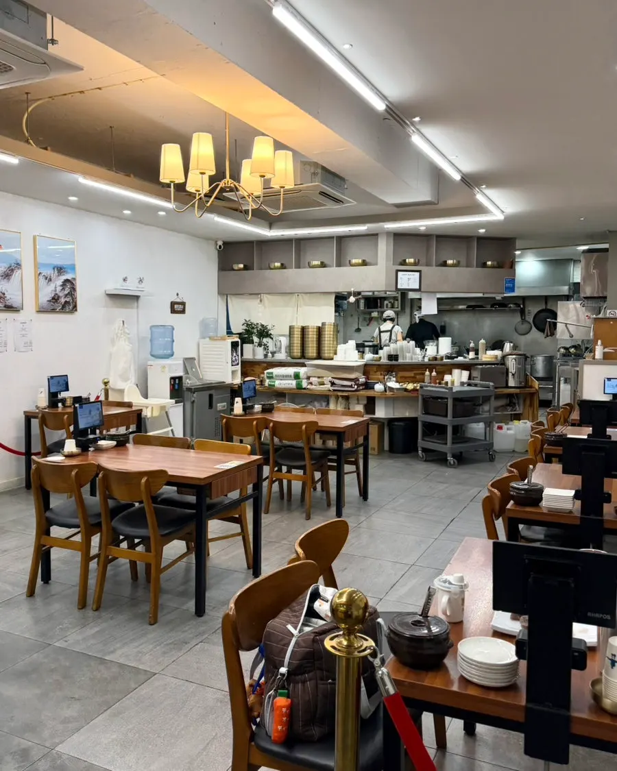 Spacious seating inside Sinseon Myeonga