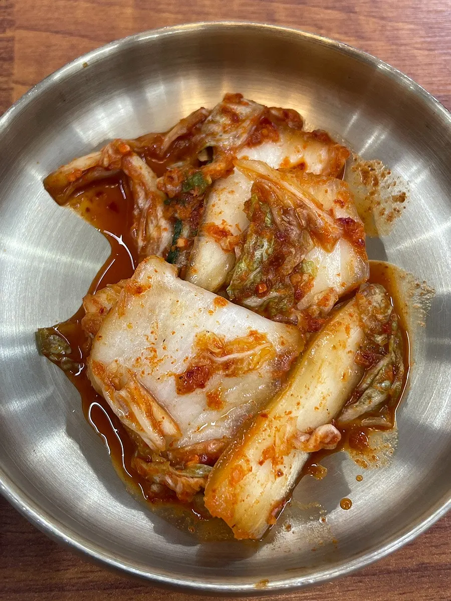 신선면가 수저와 기본 세팅