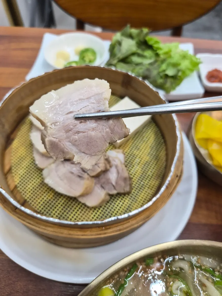 House-made kalguksu with rich broth