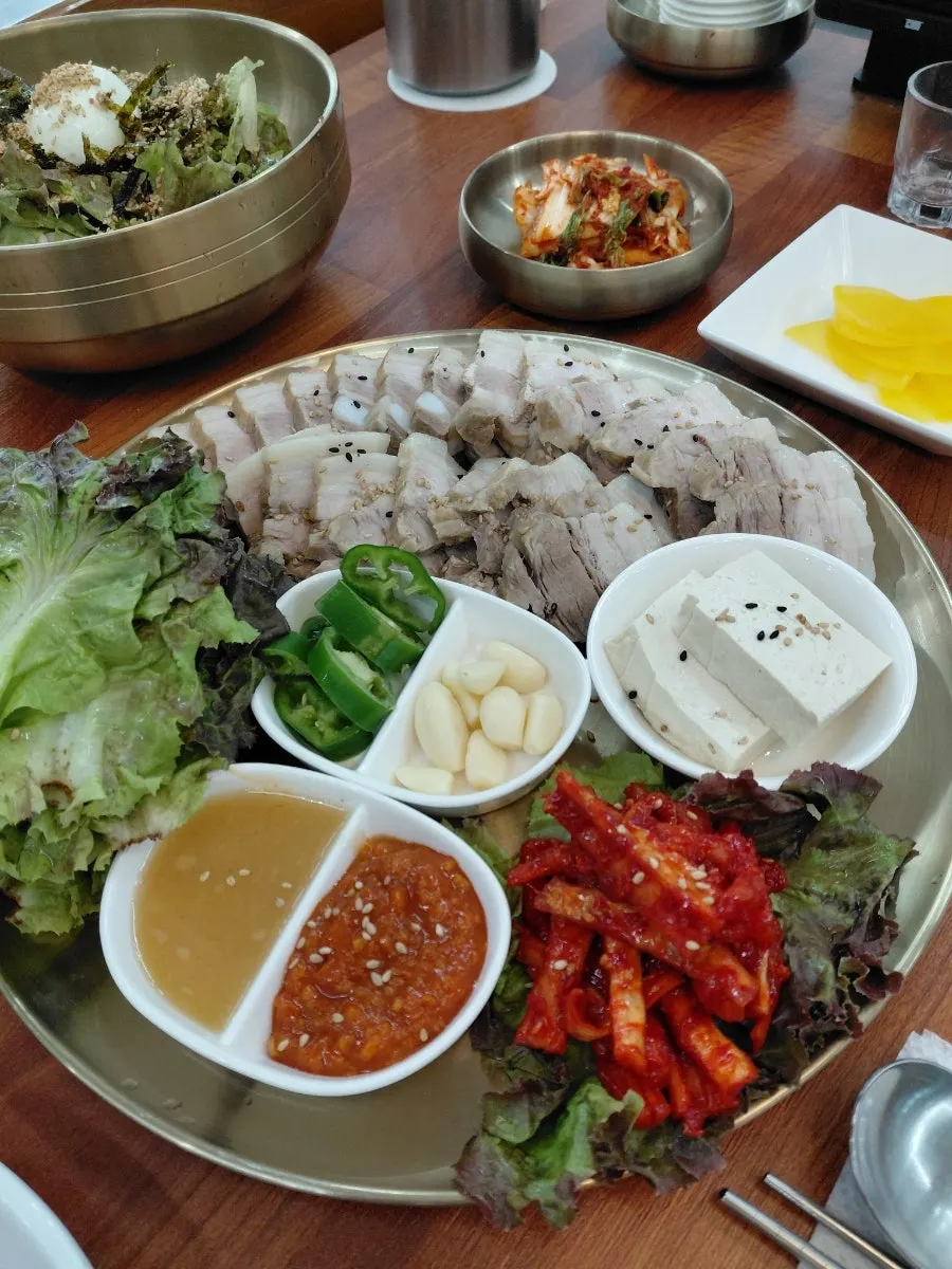 Dessert after a meal at Sinseon Myeonga