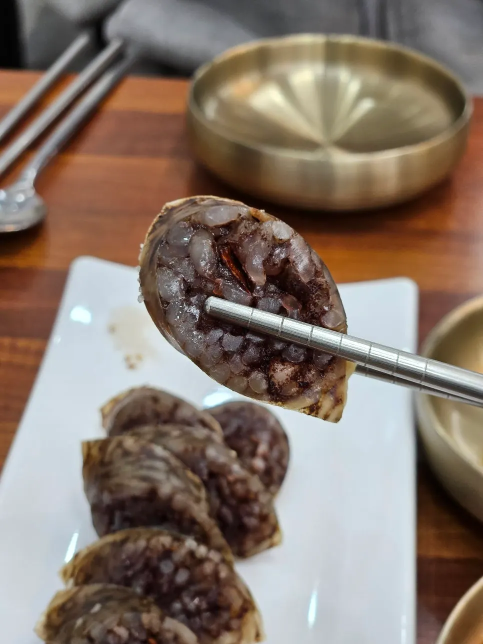 서비스로 나온 맛보기 순대