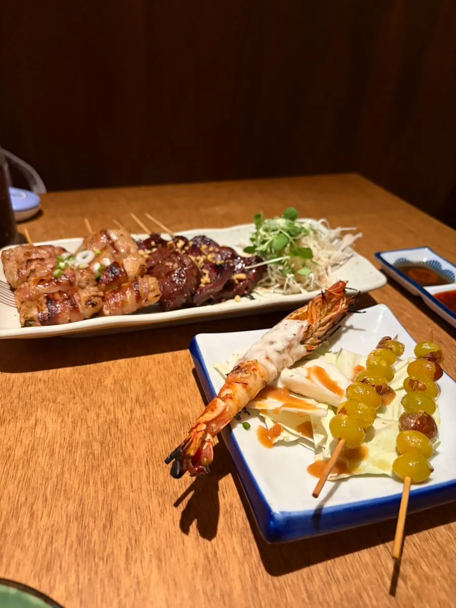 토시살을 포함한 첫 번째 수제꼬치 6종