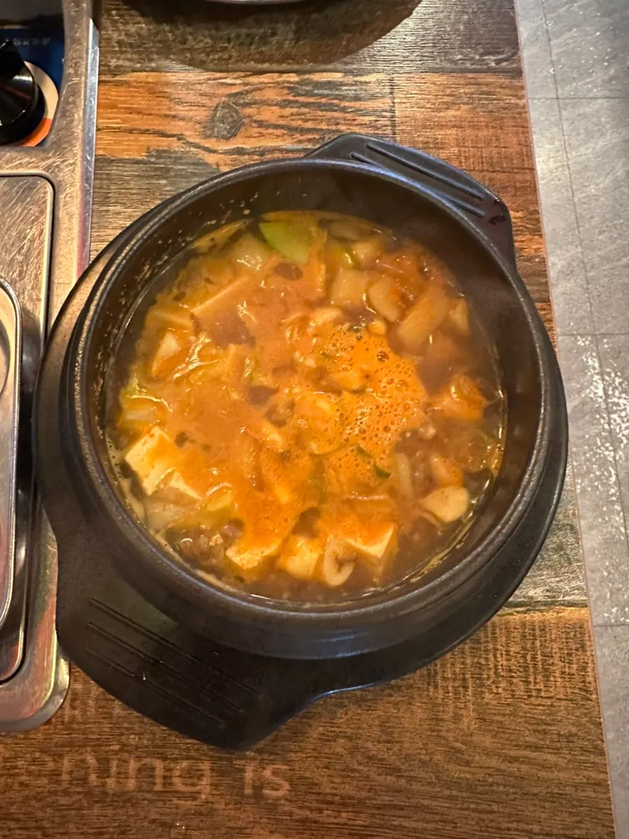 물냉면과 함께 먹는 소갈비살