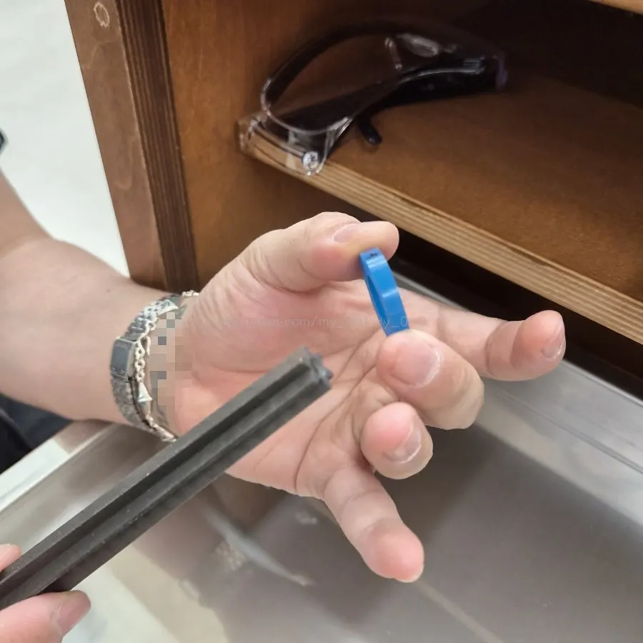 Adjusting the inside of the ring to size 16