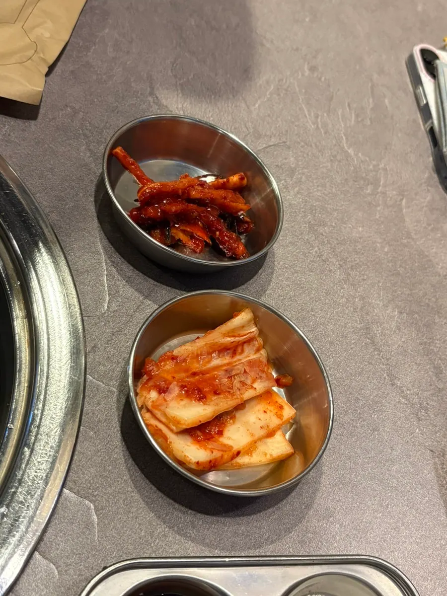 Sauces served alongside the meat