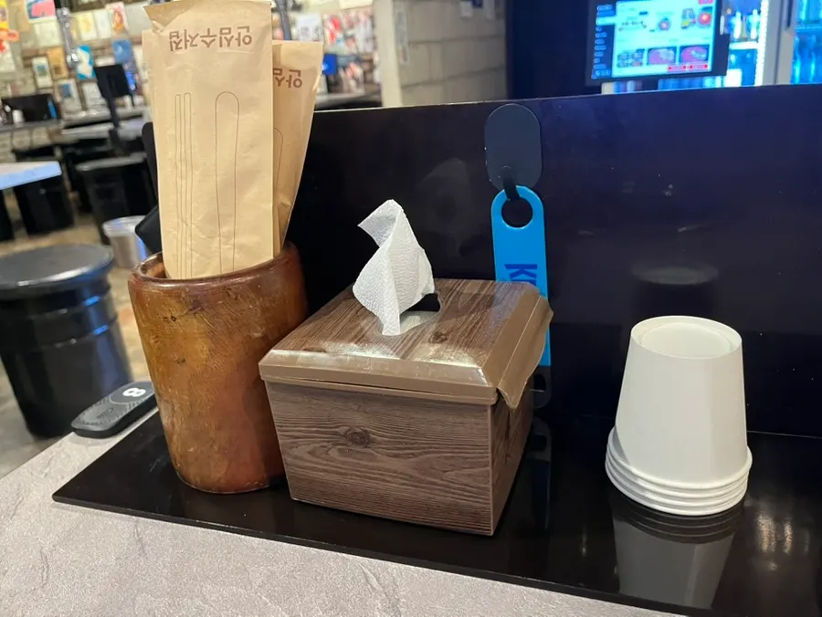 Neatly arranged restaurant seating