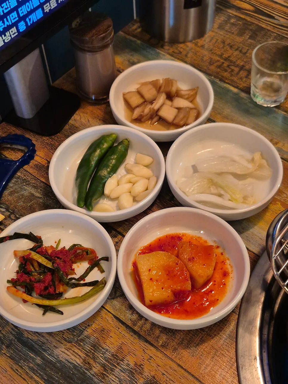 Meat platter and basic side dishes