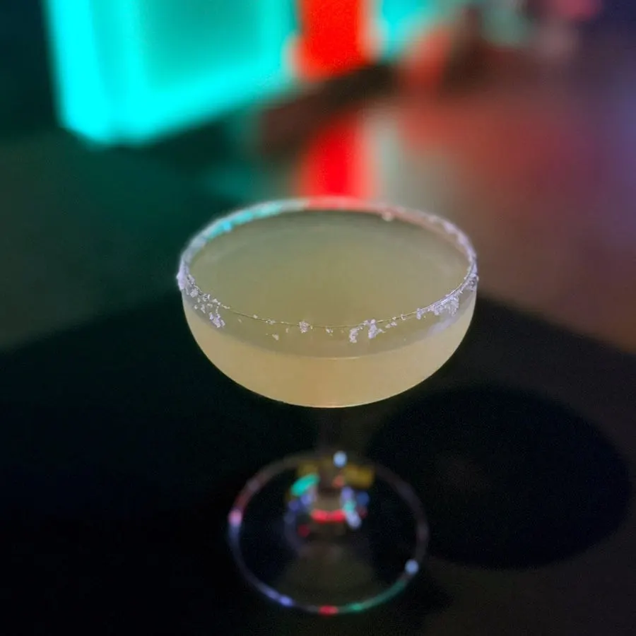 A margarita cocktail at Holiday Pub
