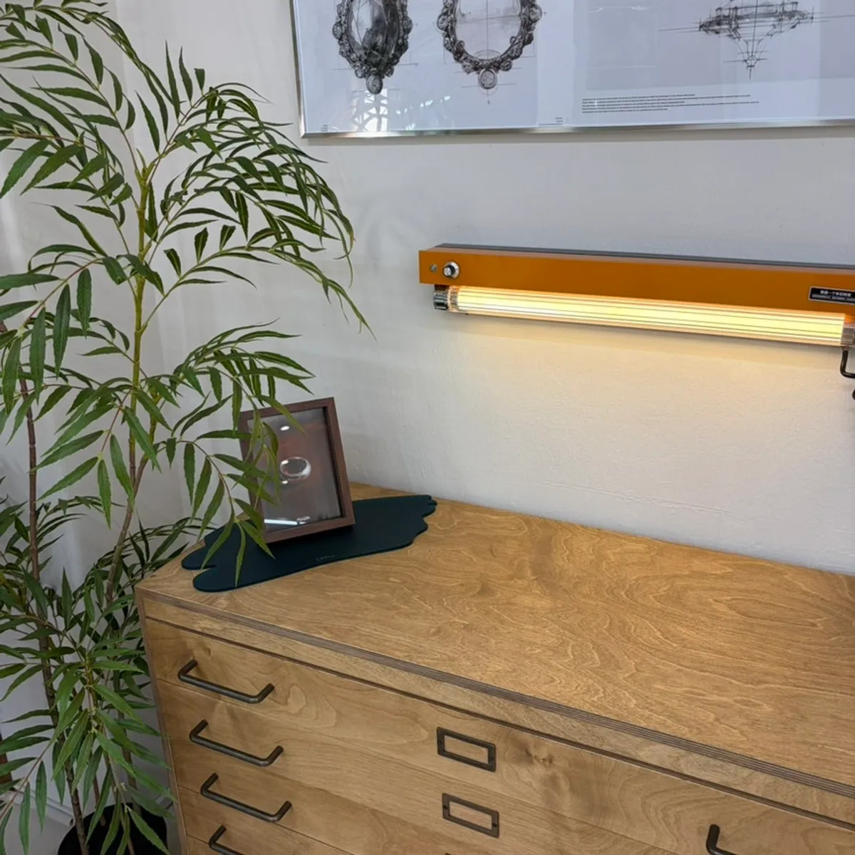 Wax-carving workbench at Munak jewelry workshop