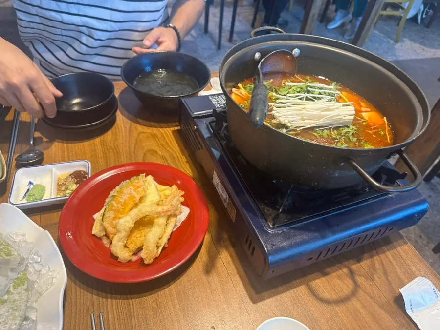 A single self-serve pancake