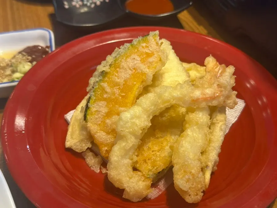 Fried food included in the set