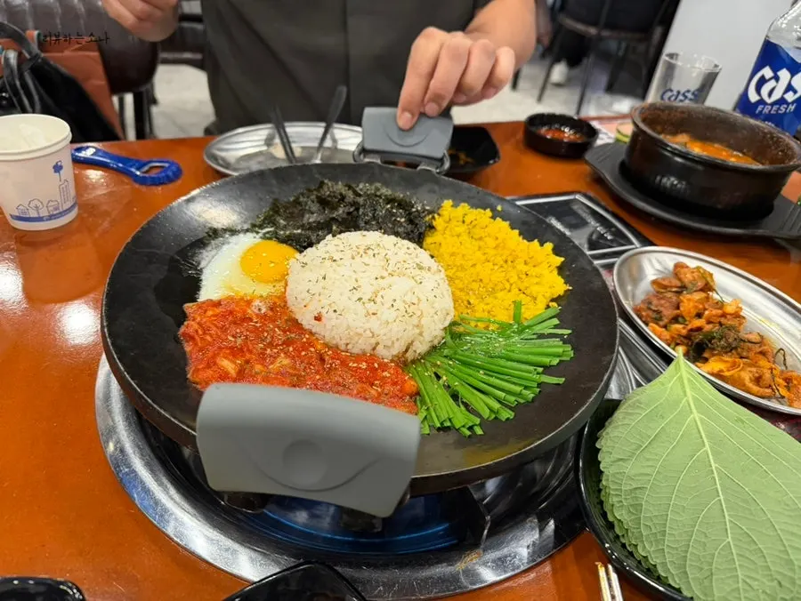 모둠한상 마무리 볶음밥