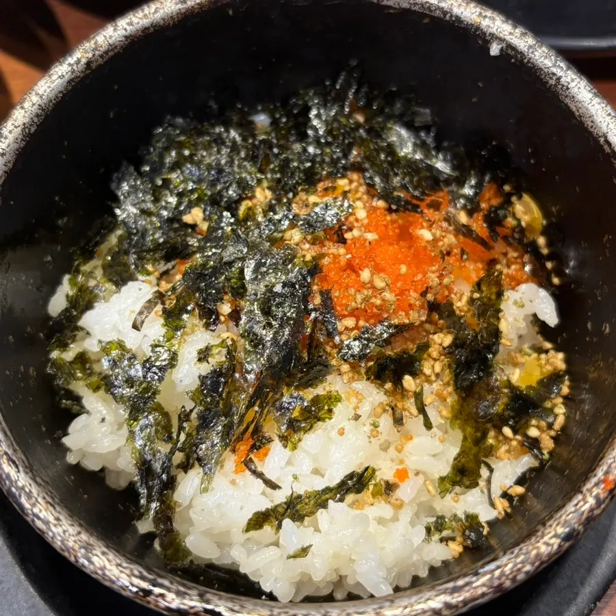 매운탕과 알밥 마무리 메뉴