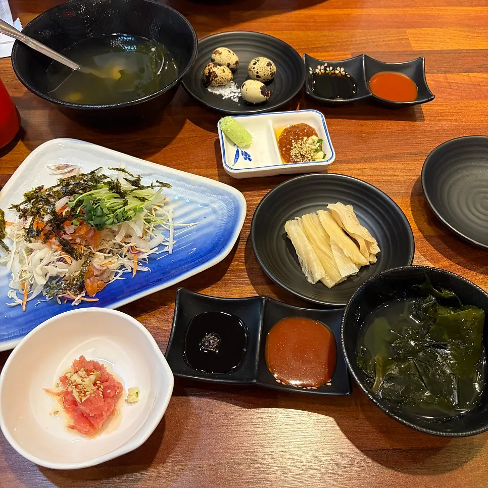 Couple Set table spread for two