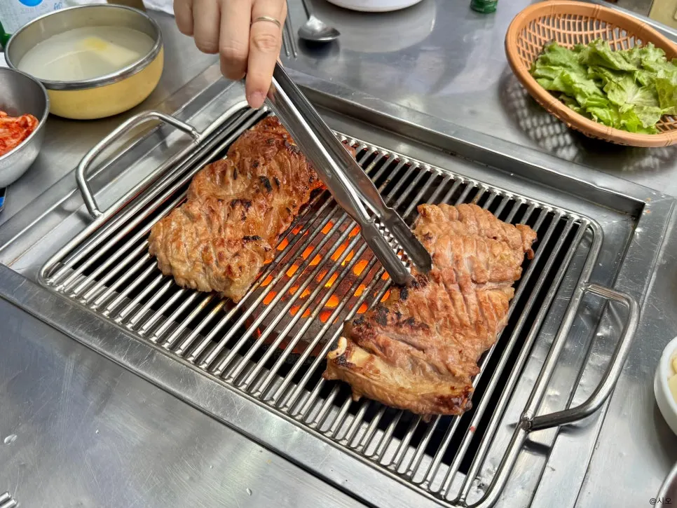 Pre-seared pork rib from Yeontan Gongjang