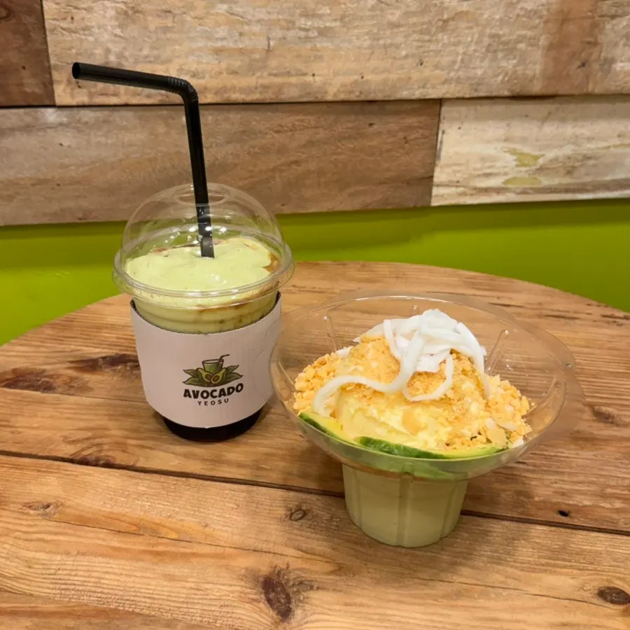 Avocado drink at Avocado Yeosu