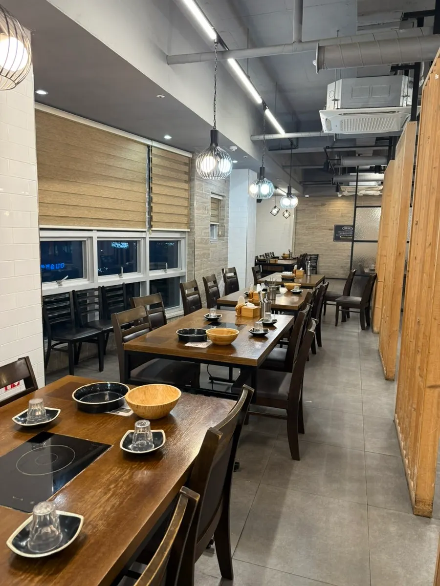 Tongkeun Shabu entrance on the third floor