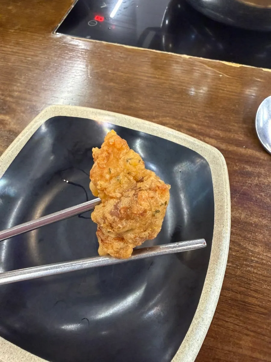 Plate of food taken from the self bar