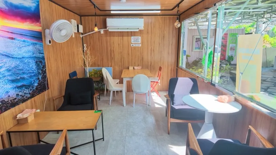 Café space selling treats for dogs