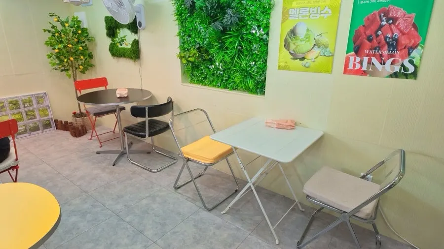 Air-conditioned indoor resting area