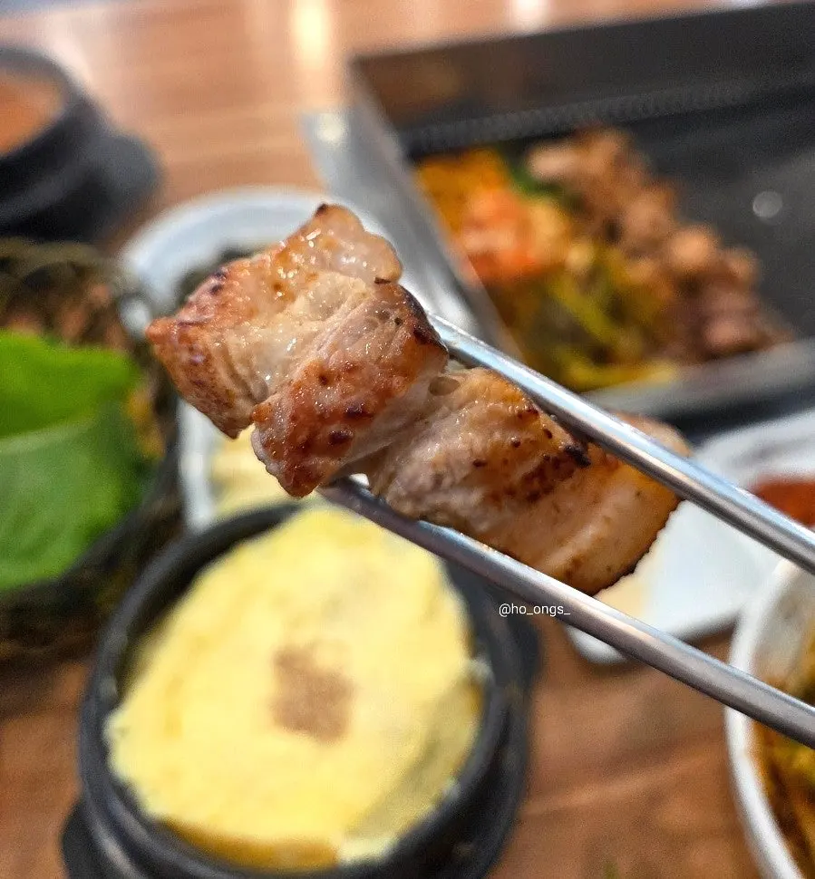 70~80%만 익힌 돼지 특수부위 육향살