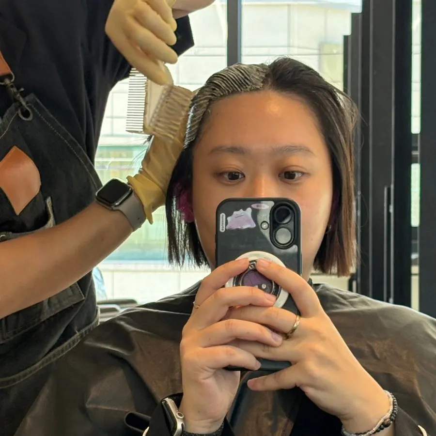 Scalp protectant and hair color application process